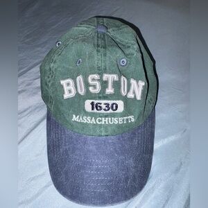 Boston 1630 Green and Blue Cap